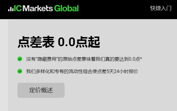 IC Markets外汇点差的计算方法是怎样的